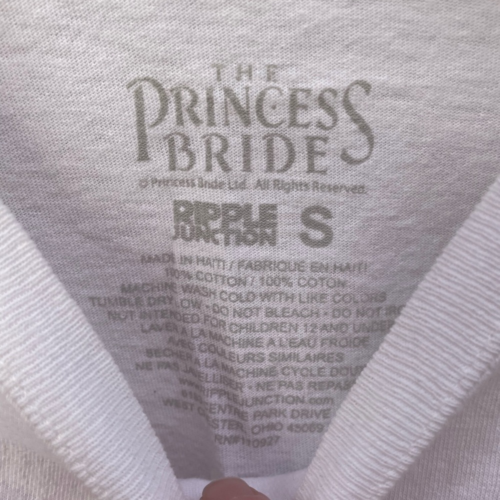 Princess Bride Movie Reference White T Shirt - Picture 2 of 7